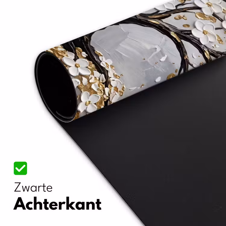 Bureau onderlegger - Boom - Bloemen - Natuur - Abstract - Wit — 5