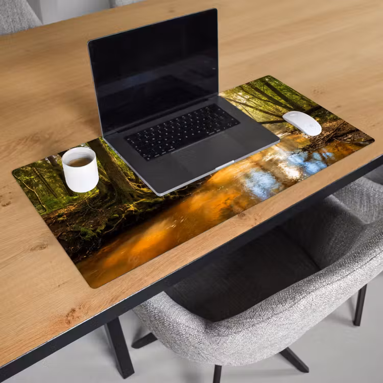Bureau onderlegger - Bos - Beek - Zonlicht - Natuur - Groen — 3