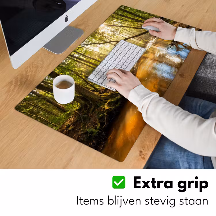Bureau onderlegger - Bos - Beek - Zonlicht - Natuur - Groen — 6