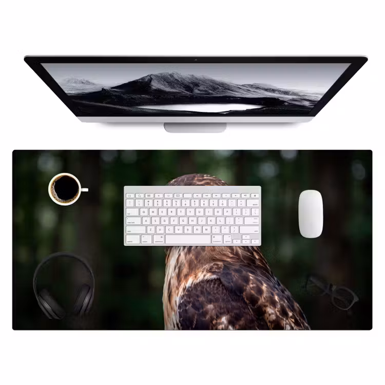 Bureau onderlegger - Buizerd - Roofvogel - Natuur - Bruin — 4