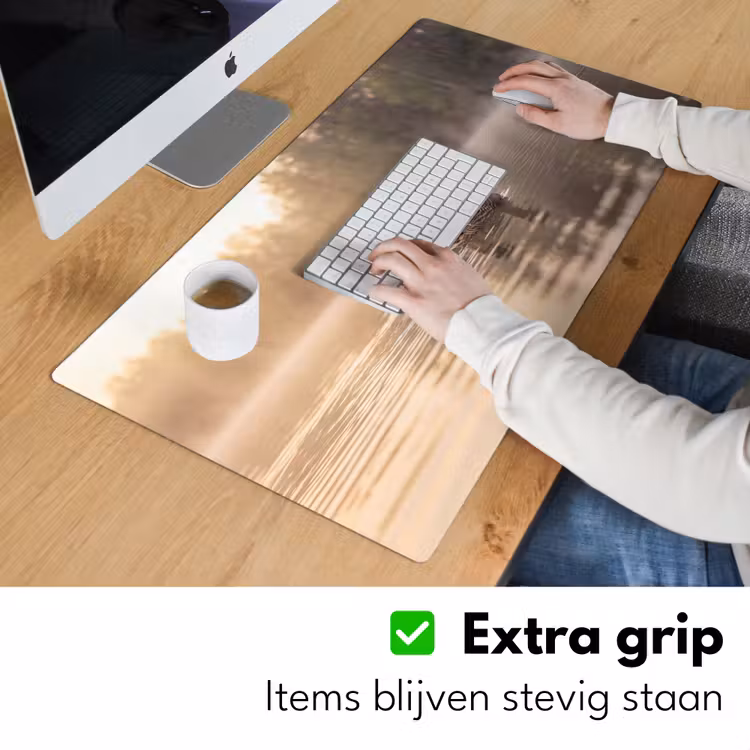 Bureau onderlegger - Eenden - Water - Mist - Natuur — 6