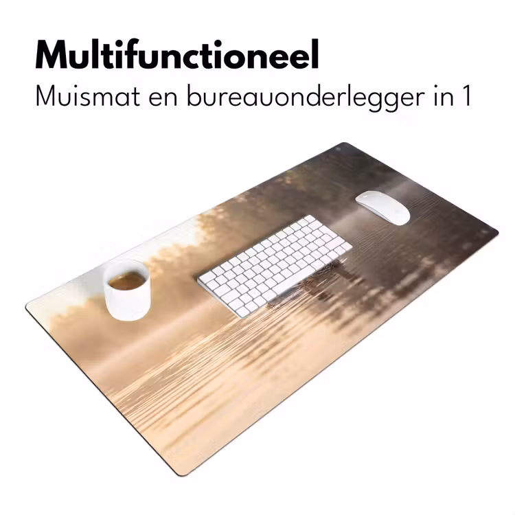 Bureau onderlegger - Eenden - Water - Mist - Natuur — 7