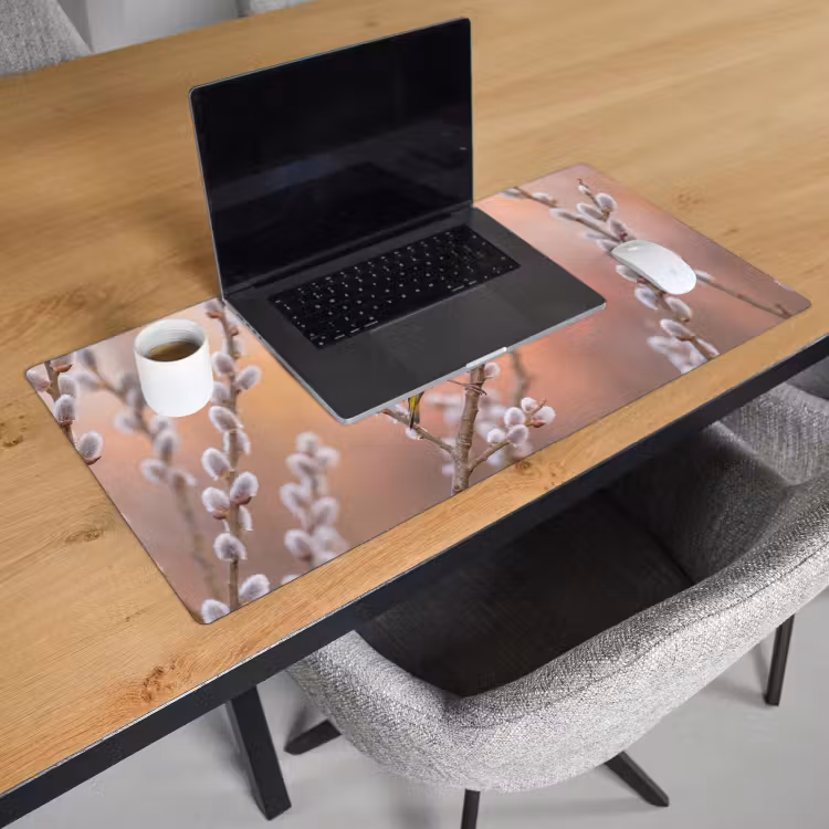 Bureau onderlegger - Groenling - Katjes - Lente - Natuur - Zacht — 3