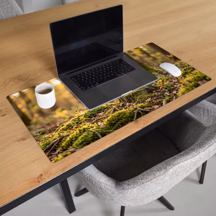Bureau onderlegger - Houtsnip - Bos - Bladeren - Herfst - Gecamoufleerd — 3