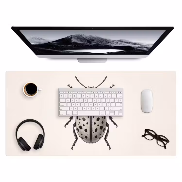 Bureau onderlegger - Kever - Insect - Vintage — 4