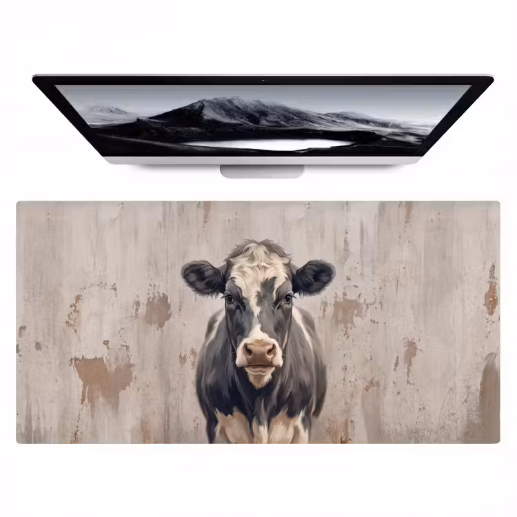 Bureau onderlegger - Koe - Portret - Dieren - Modern — 1