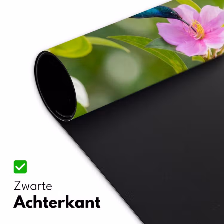 Bureau onderlegger - Kolibrie - Bloem - Natuur - Groen — 5