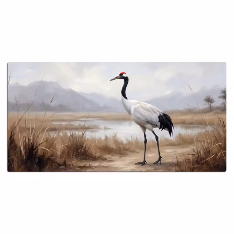 Bureau onderlegger - Kraanvogel - Natuur - Realistisch — 2