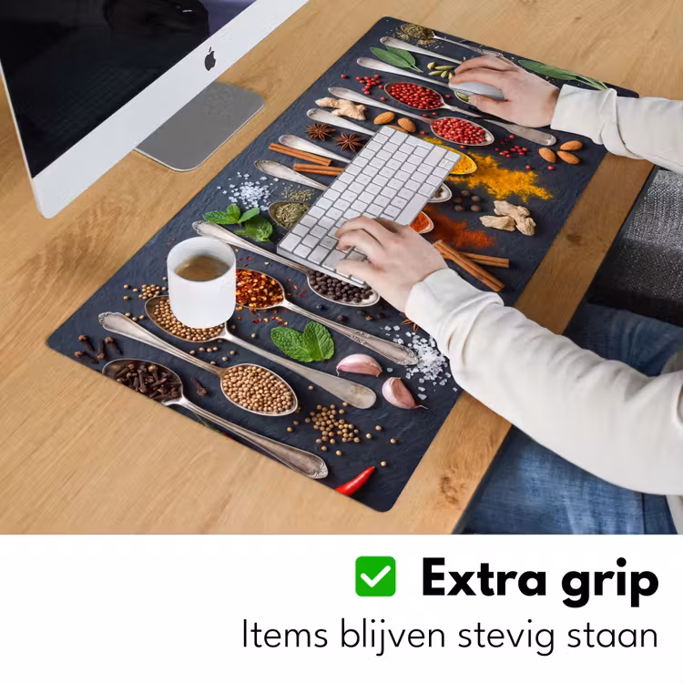 Bureau onderlegger - Kruiden - Lepels - Culinair - Kleurrijk - Sfeervol — 6