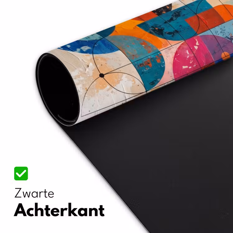 Bureau onderlegger - Kunst - Geometrisch - Abstract - Kleurrijk — 5