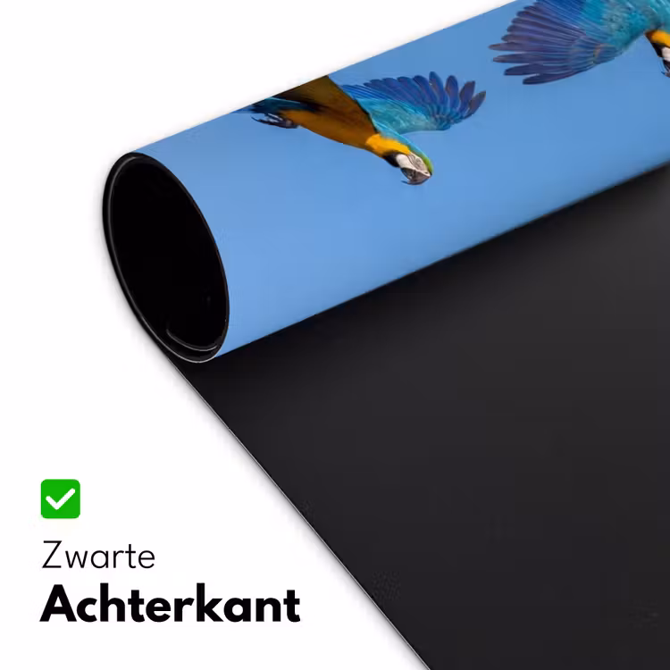 Bureau onderlegger - Papagaai - Vliegen - Blauw - Geel — 5
