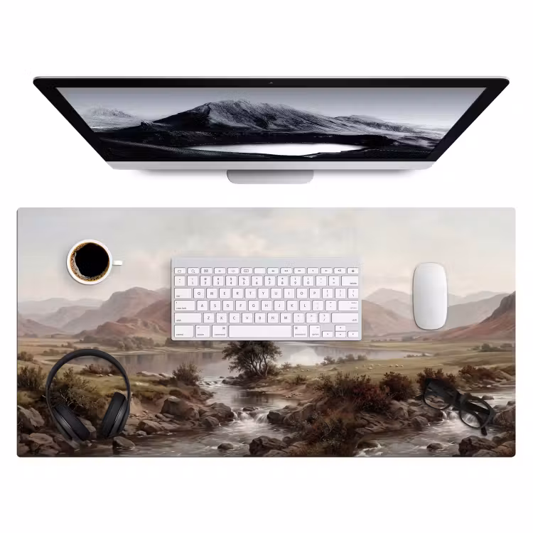 Bureau onderlegger - Berglandschap - Meer - Bergen - Vallei - Klassiek — 4