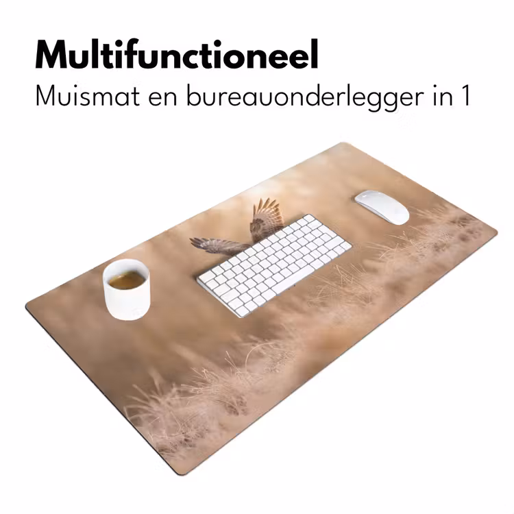 Bureau onderlegger - Buizerd - Roofvogel - Natuur - Bruin — 7