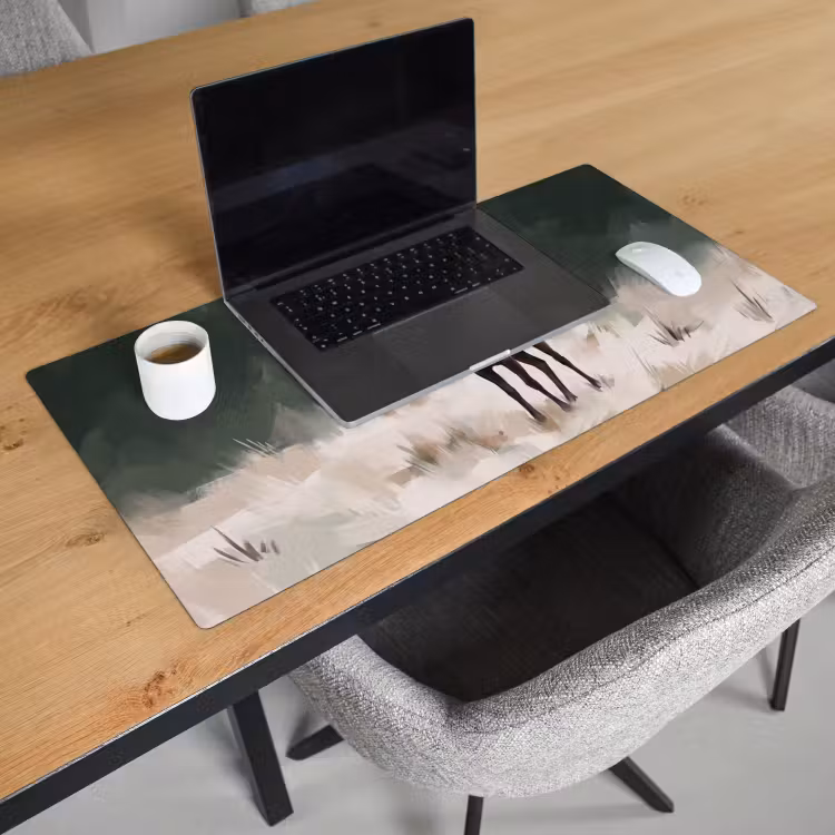 Bureau onderlegger - Edelhert - Gewei - Schildering - Rustiek — 3