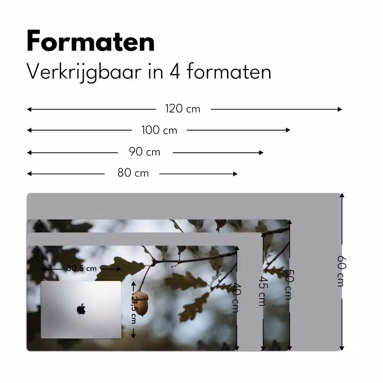 Bureau onderlegger - Eikel - Eikenblad - Bos - Herfst - Natuur — 8