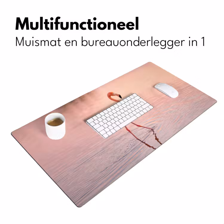 Bureau onderlegger - Flamingo - Water - Roze — 7