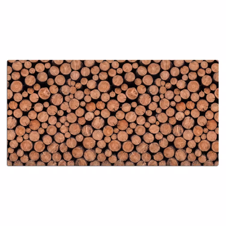 Bureau onderlegger - Houtblokken - Textuur - Patroon - Bruin - Rustiek — 2