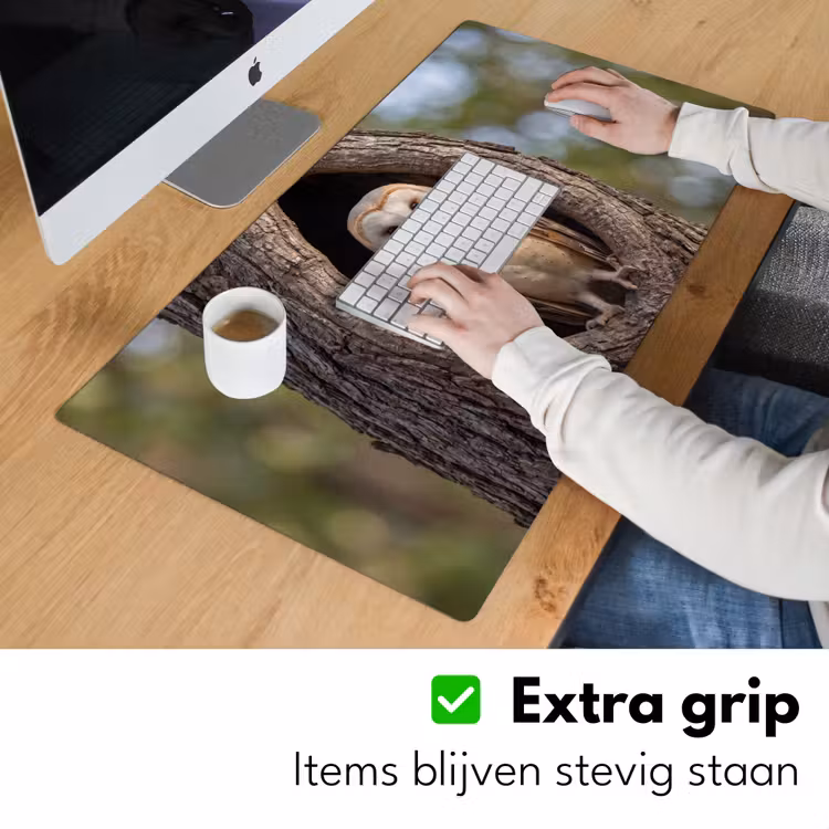 Bureau onderlegger - Kerkuil - Boom - Natuur - Bruin — 6