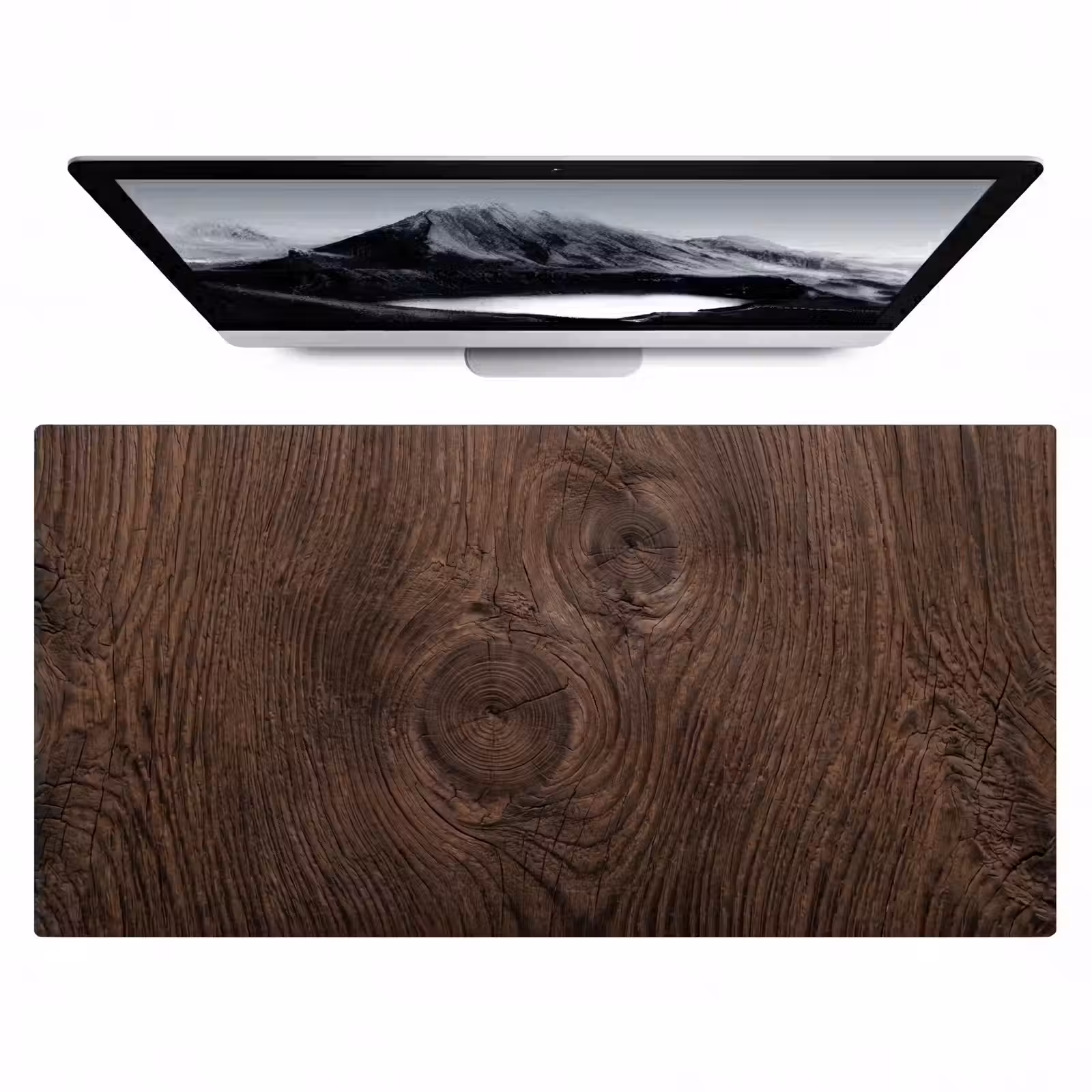 Bureau onderlegger - Houtnerf - Textuur - Patroon - Bruin - Rustiek — 1