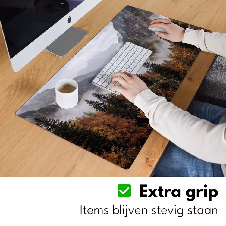 Bureau onderlegger - Bergen - Vallei - Mist - Herfst - Natuur — 6