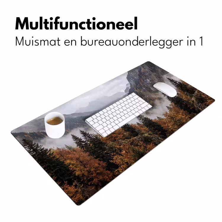 Bureau onderlegger - Bergen - Vallei - Mist - Herfst - Natuur — 7