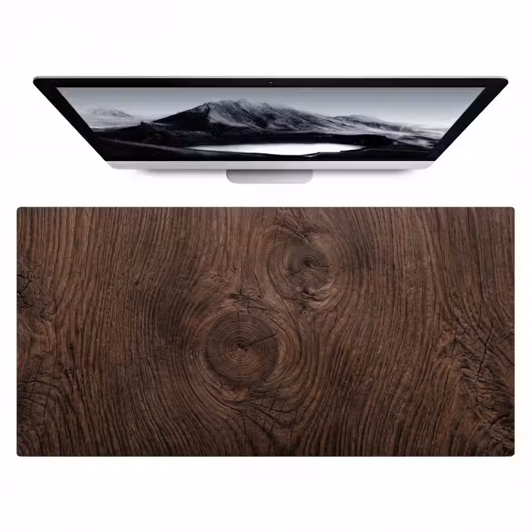 Bureau onderlegger - Houtnerf - Textuur - Patroon - Bruin - Rustiek — 1