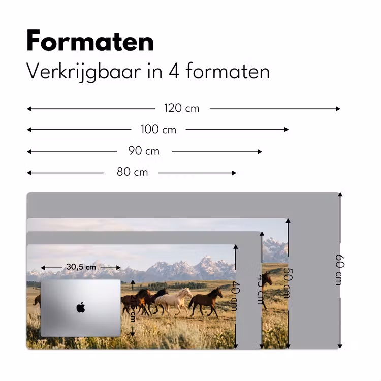 Bureau onderlegger - Paarden - Kudde - Bergen - Vrijheid - Wild — 8