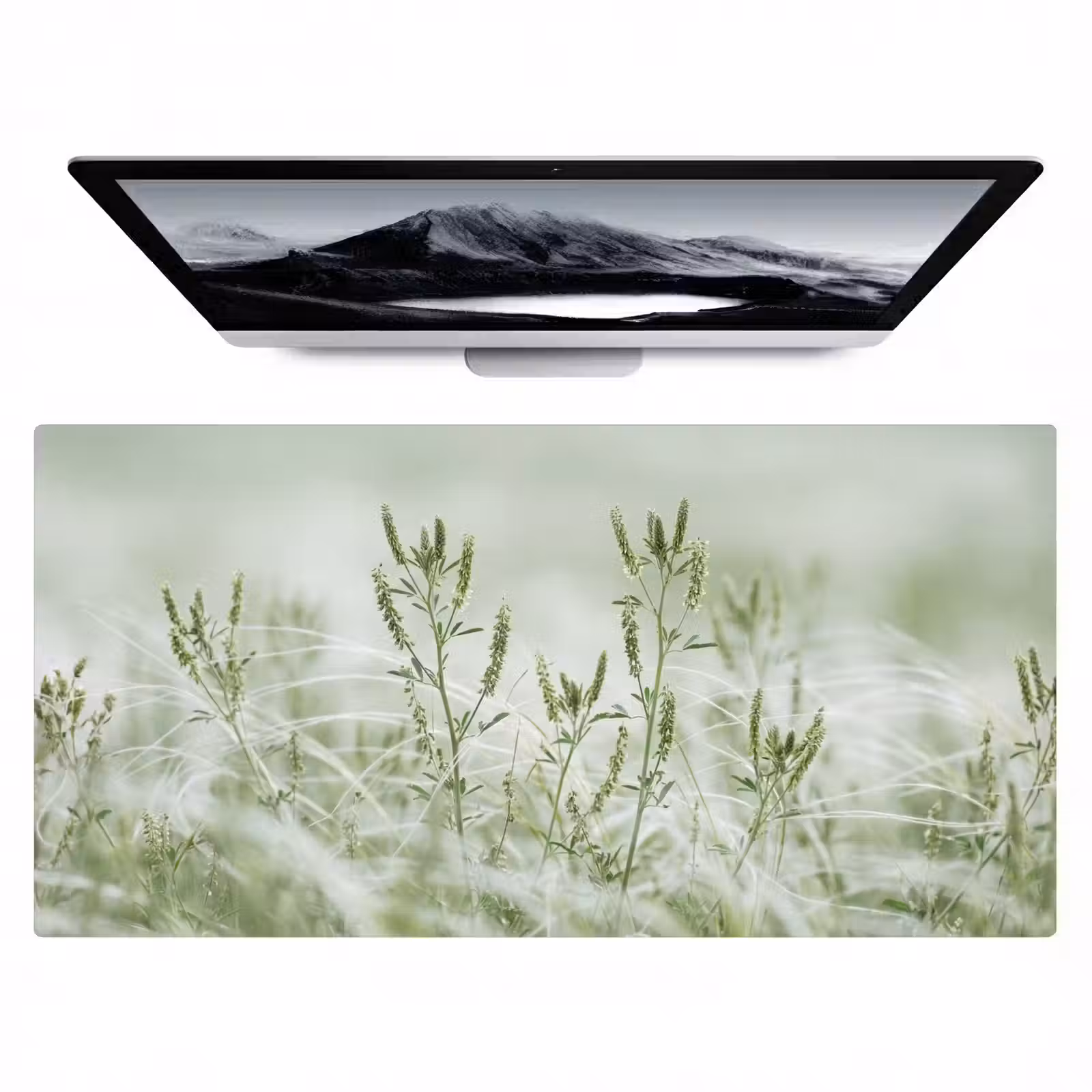 Bureau onderlegger - Grassen - Minimalistisch - Groen — 1