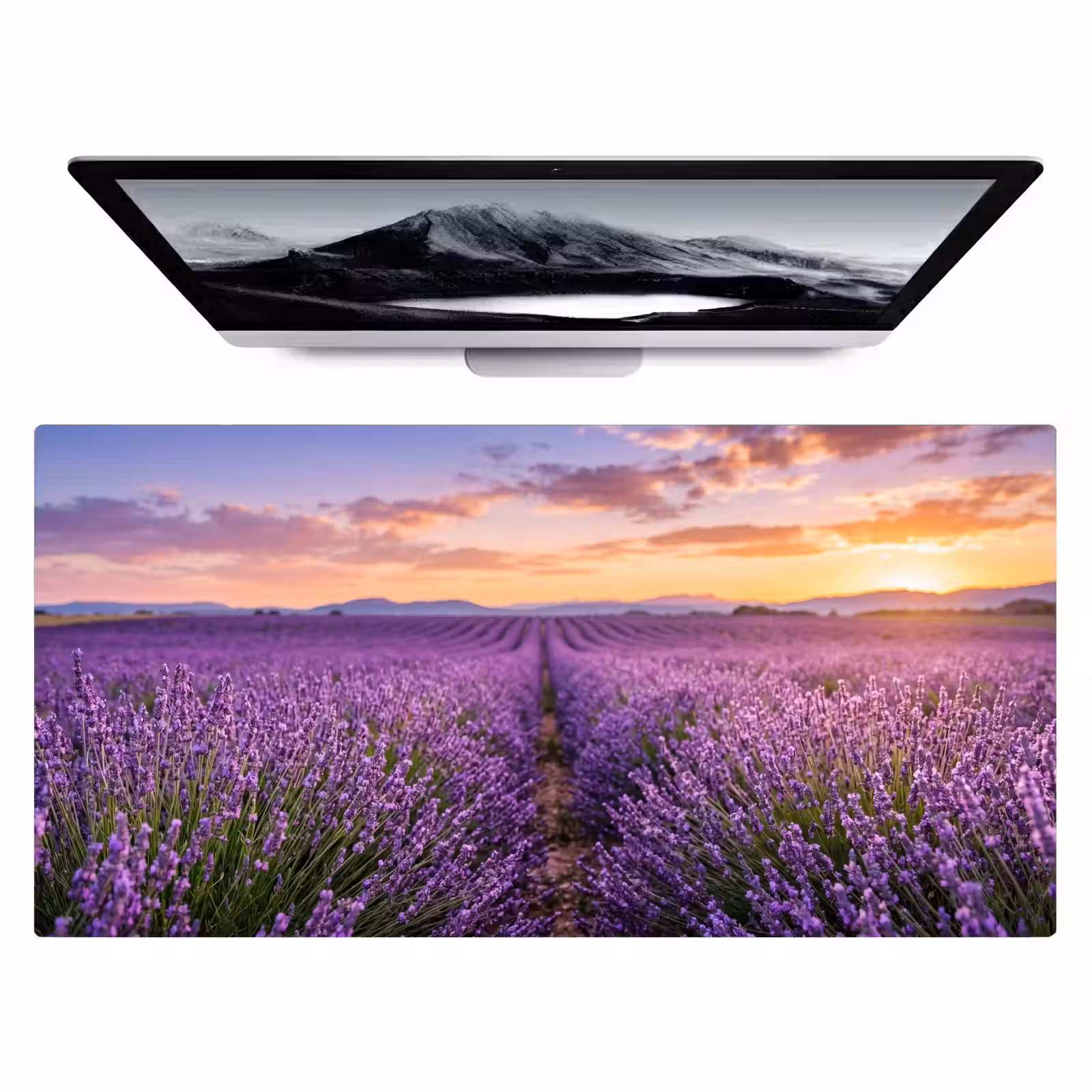 Bureau onderlegger - Lavendel - Veld - Natuur - Paars — 1