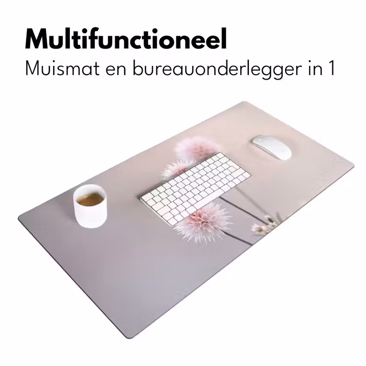 Bureau onderlegger - Bloemen - Bollen - Roze — 7