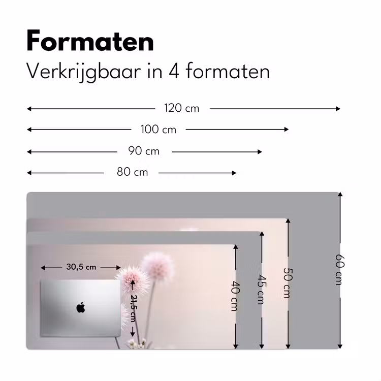 Bureau onderlegger - Bloemen - Bollen - Roze — 8