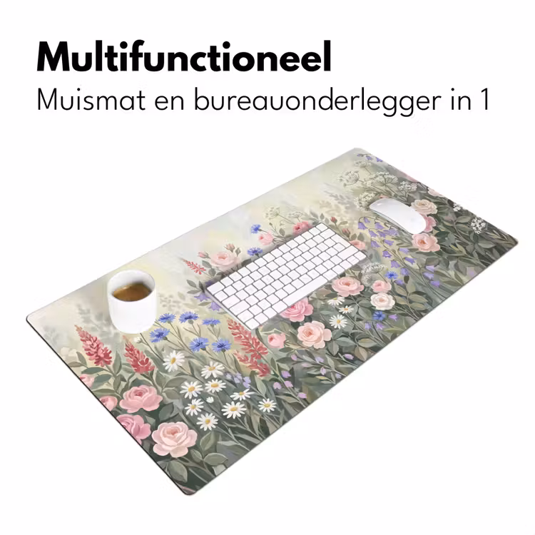 Bureau onderlegger - Bloemen - Tuin - Natuur - Kleurrijk — 7