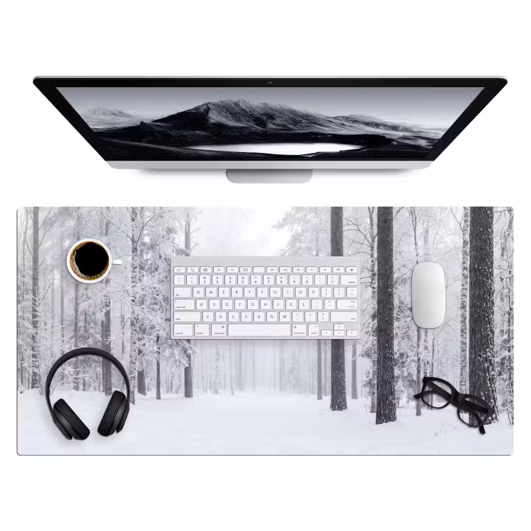 Bureau onderlegger - Bos - Sneeuw - Pad - Winter - Stilte — 4