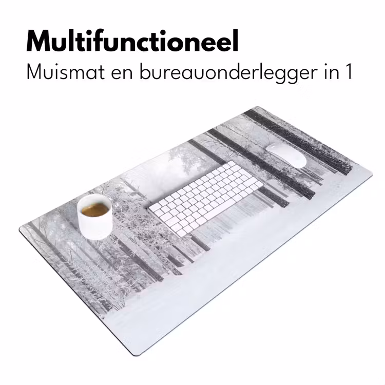 Bureau onderlegger - Bos - Sneeuw - Pad - Winter - Stilte — 7