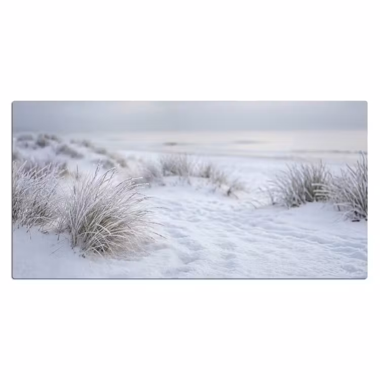 Bureau onderlegger - Duinen - Sneeuw - Strand - Winter - Serene — 2