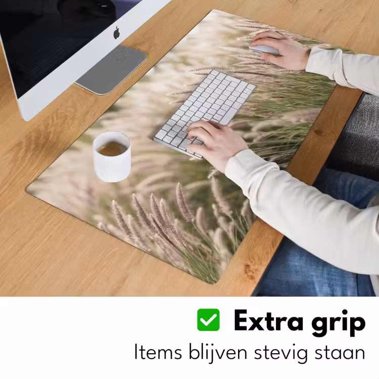 Bureau onderlegger - Gras - Close up - Groen — 6