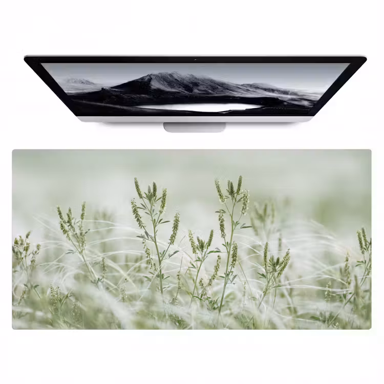 Bureau onderlegger - Grassen - Minimalistisch - Groen — 1