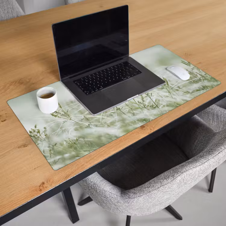 Bureau onderlegger - Grassen - Minimalistisch - Groen — 3