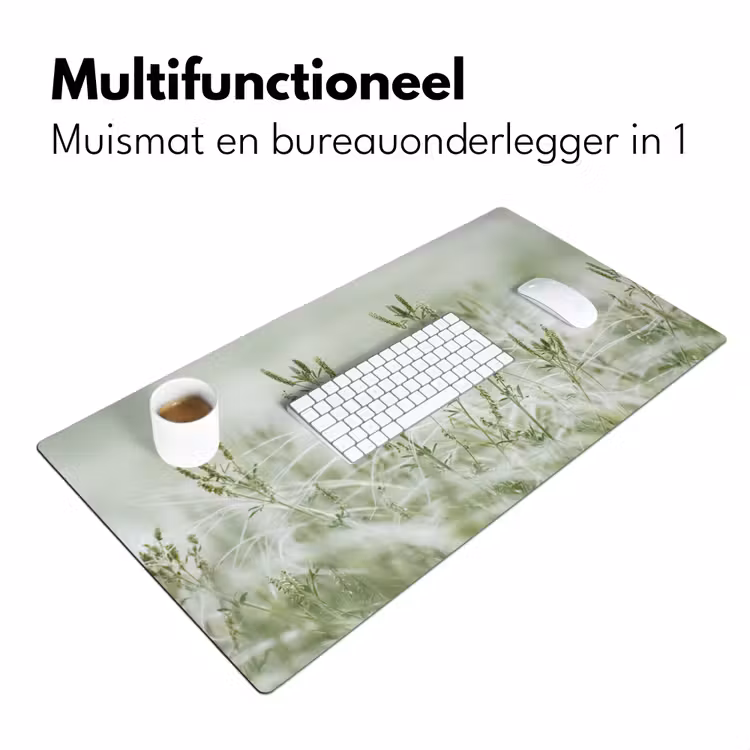 Bureau onderlegger - Grassen - Minimalistisch - Groen — 7