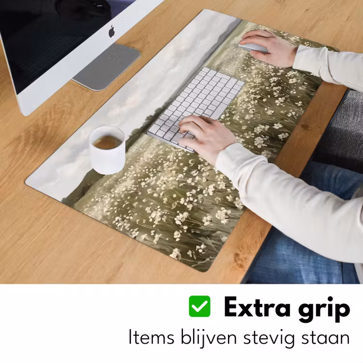 Bureau onderlegger - Illustratie - Landschap - Wit — 6