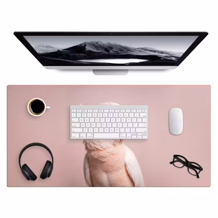 Bureau onderlegger - Kaketoe - Portret - Roze — 4