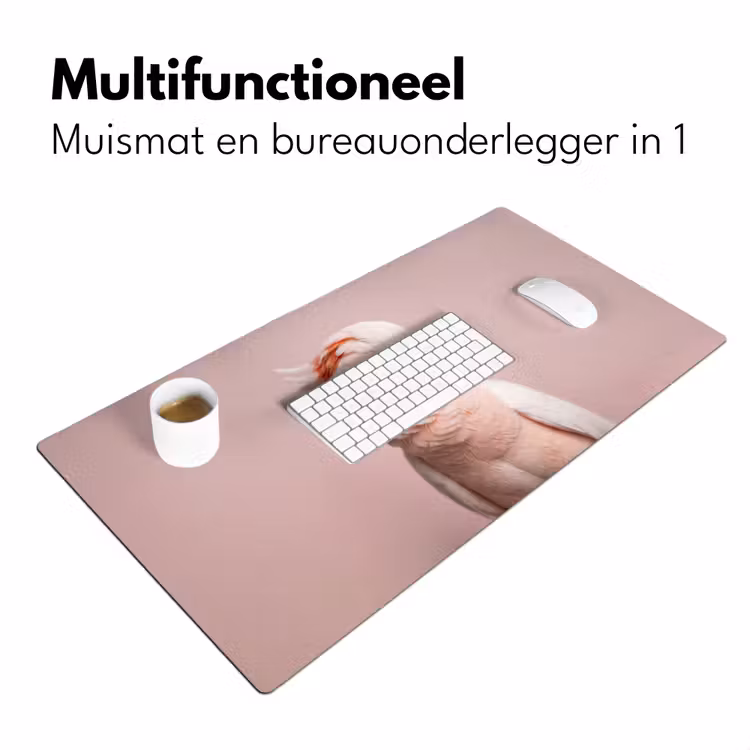 Bureau onderlegger - Kaketoe - Portret - Roze — 7