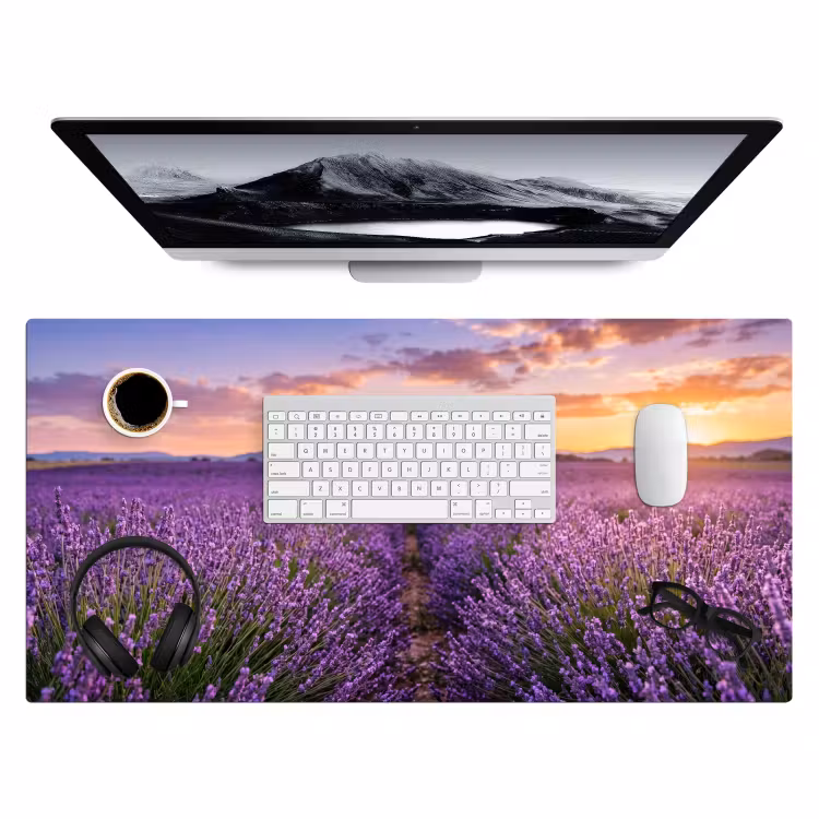 Bureau onderlegger - Lavendel - Veld - Natuur - Paars — 4