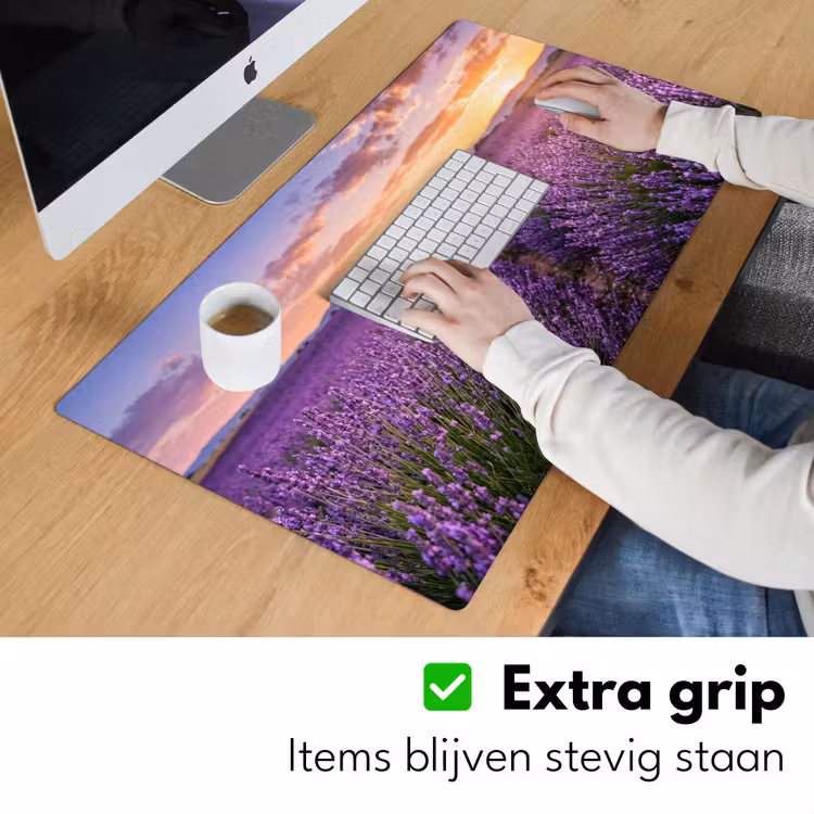 Bureau onderlegger - Lavendel - Veld - Natuur - Paars — 6