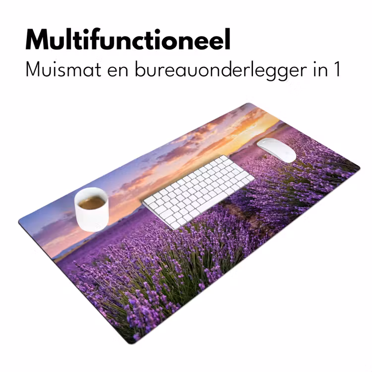 Bureau onderlegger - Lavendel - Veld - Natuur - Paars — 7