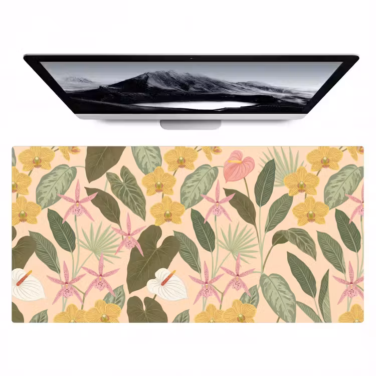 Bureau onderlegger - Patroon - Bloemen - Kleurrijk — 1