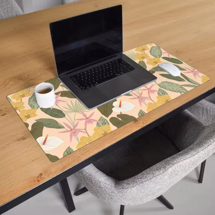 Bureau onderlegger - Patroon - Bloemen - Kleurrijk — 3