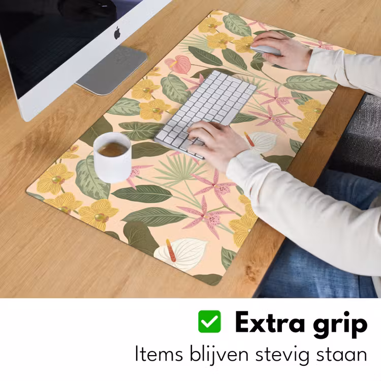 Bureau onderlegger - Patroon - Bloemen - Kleurrijk — 6