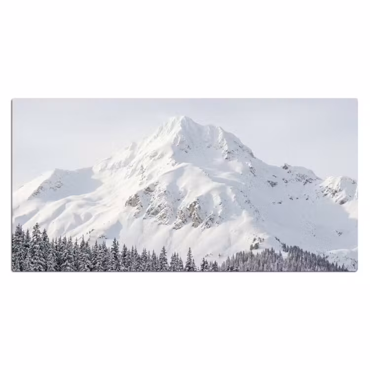 Bureau onderlegger - Berg - Sneeuw - Winter - Natuur - Wit — 2