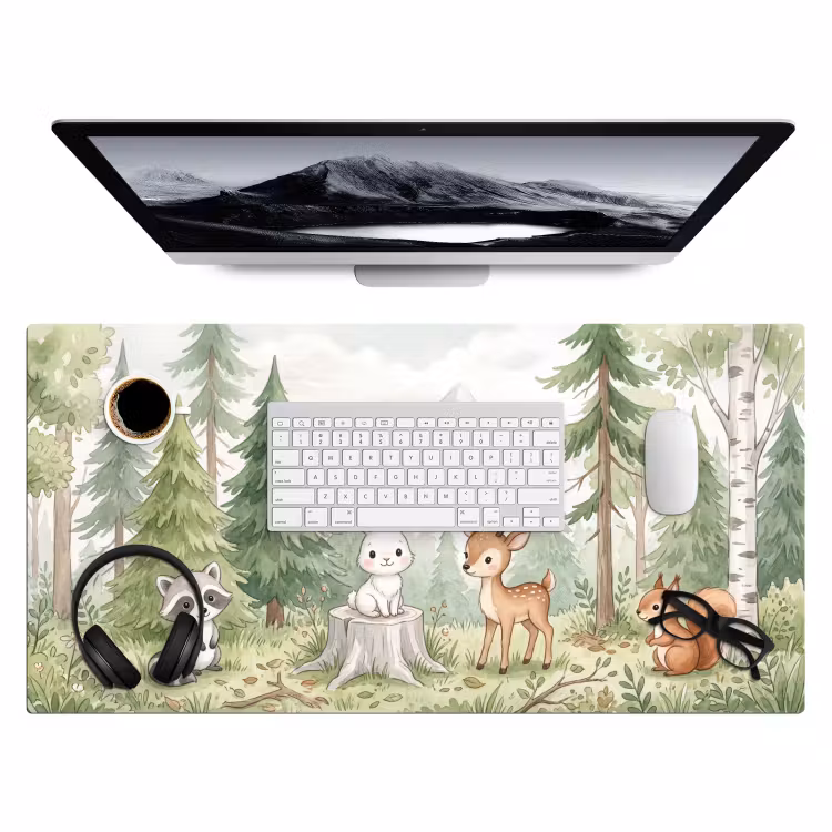 Bureau onderlegger - Bos - Dieren - Groen — 4